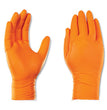 Heavy-Duty Industrial Gloves, Powder-Free, 8 mil, Large, Orange, 100 Gloves/Box, 10 Boxes/Carton OrdermeInc OrdermeInc