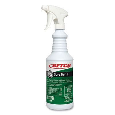 Sure Bet II Foaming Disinfectant, Citrus Floral Scent, 32 oz Bottle, 12/Carton OrdermeInc OrdermeInc