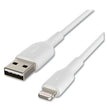 BELKIN COMPONENTS BOOST CHARGE Apple Lightning to USB-A ChargeSync Cable, 9.8 ft, White