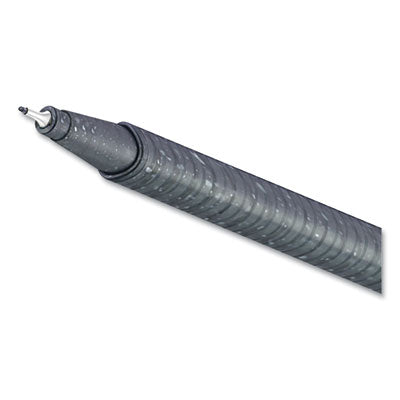 Triplus Fineliner Marker Pen, Stick, Fine 0.3 mm, Black Ink, Clear Barrel, 6/Pack OrdermeInc OrdermeInc