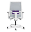 Ignition 2.0 4-Way Stretch Mid-Back Task Chair, Supports 300 lb, 17" to 21" Seat Ht, Basalt/Fog/White OrdermeInc OrdermeInc