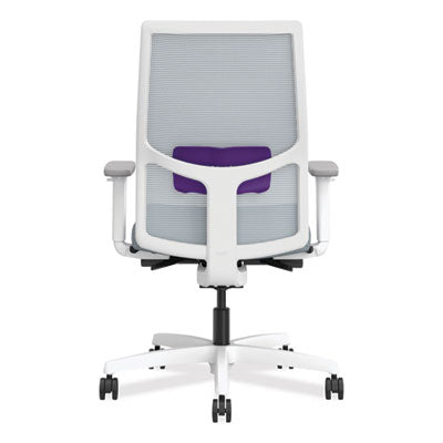 Ignition 2.0 4-Way Stretch Mid-Back Task Chair, Supports 300 lb, 17" to 21" Seat Ht, Basalt/Fog/White OrdermeInc OrdermeInc