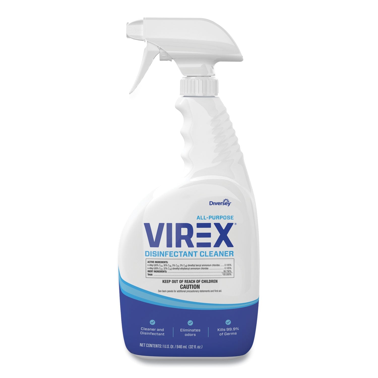 Virex All-Purpose Disinfectant Cleaner, Citrus Scent, 32 oz Spray Bottle, 8/Carton - OrderMe
