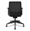 Cliq Office Chair, Supports Up to 300 lb, 17" to 22" Seat Height, Navy Seat, Black Back/Base OrdermeInc OrdermeInc