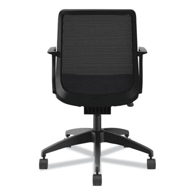 Cliq Office Chair, Supports Up to 300 lb, 17" to 22" Seat Height, Navy Seat, Black Back/Base OrdermeInc OrdermeInc