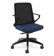 Cliq Office Chair, Supports Up to 300 lb, 17" to 22" Seat Height, Navy Seat, Black Back/Base OrdermeInc OrdermeInc