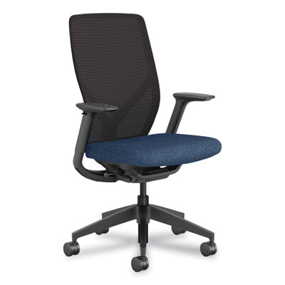 Flexion Mesh Back Chair, Supports Up to 300 lb, 14.81" to 19.7" Seat Ht, Navy Seat, Black Back/Base, Ships in 7-10 Bus Days OrdermeInc OrdermeInc