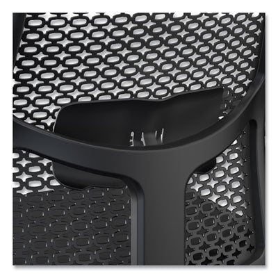 Ignition 2.0 Reactiv Mid-Back Task Chair, 17.25" to 21.75" Seat Height, Black Fabric Seat, Black Back, Ships in 7-10 Bus Days OrdermeInc OrdermeInc