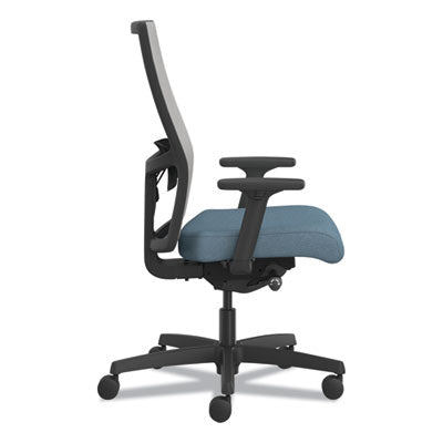 Ignition 2.0 4-Way Stretch Mid-Back Task Chair, Black Adjustable Lumbar Support, Carolina/Fog/Black OrdermeInc OrdermeInc
