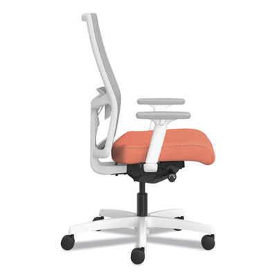 Ignition 2.0 4-Way Stretch Mid-Back Mesh Task Chair,White Lumbar Support, Passion Fruit/Fog/White OrdermeInc OrdermeInc