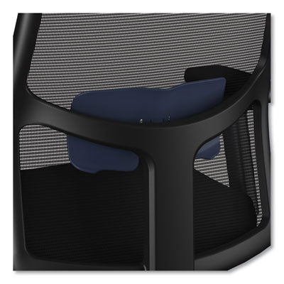 Ignition 2.0 4-Way Stretch Mid-Back Mesh Task Chair, Navy Blue Adjustable Lumbar Support, Black OrdermeInc OrdermeInc