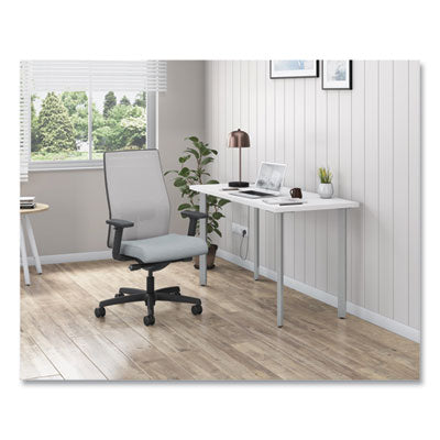 Ignition 2.0 4-Way Stretch Mid-Back Mesh Task Chair, White Adjustable Lumbar Support, Cloud/Fog/White OrdermeInc OrdermeInc