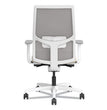 Ignition 2.0 4-Way Stretch Mid-Back Task Chair, White Adjustable Lumbar Support, Biscotti/Fog/White OrdermeInc OrdermeInc