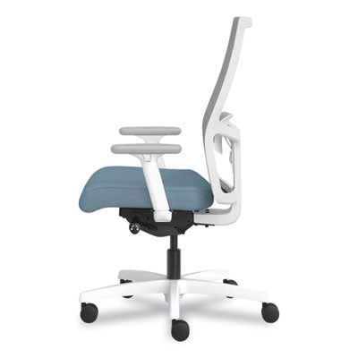 Ignition 2.0 4-Way Stretch Mid-Back Mesh Task Chair, White Lumbar Support, Carolina/Fog/White OrdermeInc OrdermeInc