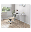 Ignition 2.0 4-Way Stretch Mid-Back Task Chair, White Adjustable Lumbar Support, Biscotti/Fog/White OrdermeInc OrdermeInc