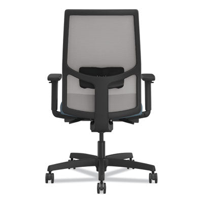 Ignition 2.0 4-Way Stretch Mid-Back Task Chair, Black Adjustable Lumbar Support, Carolina/Fog/Black OrdermeInc OrdermeInc