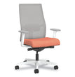 Ignition 2.0 4-Way Stretch Mid-Back Mesh Task Chair,White Lumbar Support, Passion Fruit/Fog/White OrdermeInc OrdermeInc