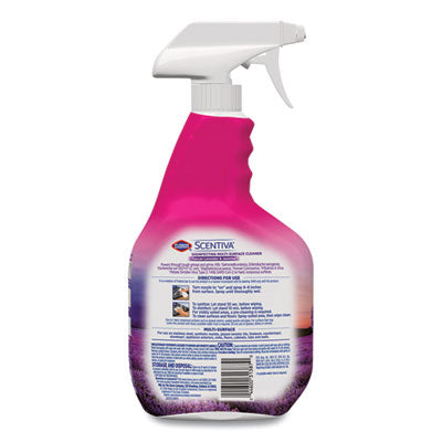 Scentiva Multi Surface Cleaner, Tuscan Lavender and Jasmine, 32 oz, Spray Bottle OrdermeInc OrdermeInc