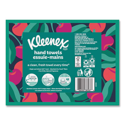 Kleenex® Everyday Hand Towels, 1-Ply, 8 x 9.1, White, 60 Towels/Box - OrdermeInc