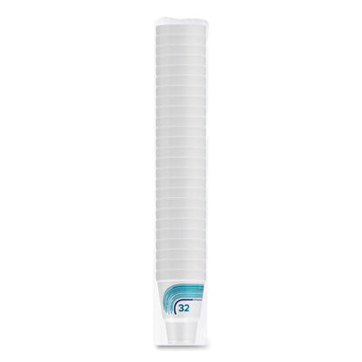 Breeze Hot/Cold Insulated Foam Drinking Cups, Squat Pedestal Cup, 32 oz, Teal/White/Blue, 500/Carton OrdermeInc OrdermeInc