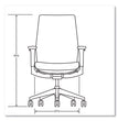 Cipher Mesh Back Task Chair, Supports 300 lb, 15" to 20" Seat Height, Black Seat, Charcoal Back/Base, Ships in 7-10 Bus Days OrdermeInc OrdermeInc
