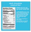 Dark Chocolate Coconut Bars, 0.53 oz, Individually Wrapped, 40/Pack, Ships in 1-3 Business Days OrdermeInc OrdermeInc