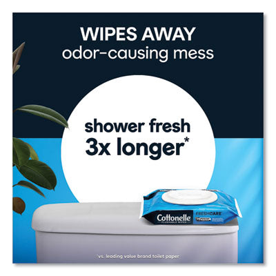 Cottonelle® Fresh Care Flushable Cleansing Cloths, 1-Ply, 3.75 x 5.5, White, 42/Pack - OrdermeInc