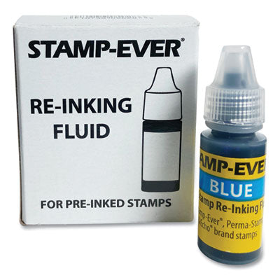 Trodat® Refill Ink for Clik! and Universal Stamps, 7 mL Bottle, Blue - OrdermeInc