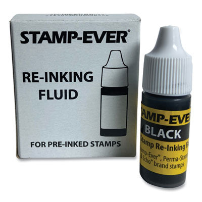 Trodat® Refill Ink for Clik! and Universal Stamps, 7 mL Bottle, Black - OrdermeInc