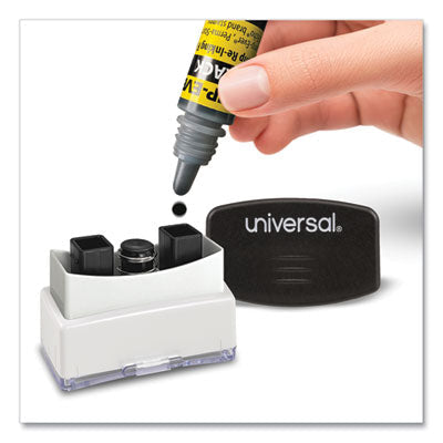 Trodat® Refill Ink for Clik! and Universal Stamps, 7 mL Bottle, Black - OrdermeInc