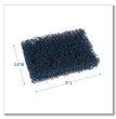 Boardwalk® Extra Heavy-Duty Scour Pad, 3.5 x 5, Dark Blue, 20/Carton - OrdermeInc