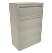 Brigade 700 Series Lateral File, 4 Legal/Letter-Size File Drawers, Putty, 36" x 18" x 52.5" OrdermeInc OrdermeInc