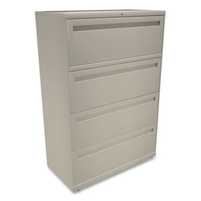 Brigade 700 Series Lateral File, 4 Legal/Letter-Size File Drawers, Putty, 36" x 18" x 52.5" OrdermeInc OrdermeInc