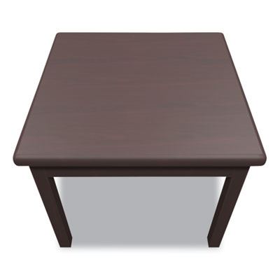 Laminate Occasional Table, Square, 24w x 24d x 20h, Mahogany OrdermeInc OrdermeInc