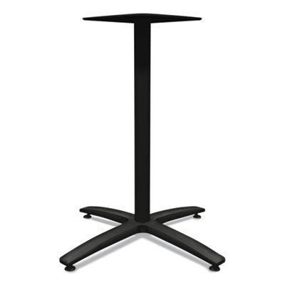 HON COMPANY Between Seated-Height X-Base for 30" to 36" Table Tops, 26.18w x 29.57h, Black