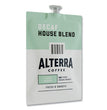 Alterra Decaf House Blend Coffee Freshpack, 0.25 oz Pouch, 100/Carton - OrdermeInc