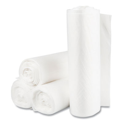 Inteplast Group High-Density Commercial Can Liners Value Pack, 60 gal, 14 mic, 38" x 58", Clear, 25 Bags/Roll, 8 Interleaved Rolls/Carton OrdermeInc OrdermeInc