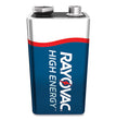 Rayovac® High Energy Premium Alkaline 9V Batteries, 8/Pack OrdermeInc OrdermeInc