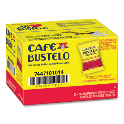 Café Bustelo Coffee, Espresso, 2oz Fraction Pack, 30/Carton OrdermeInc OrdermeInc