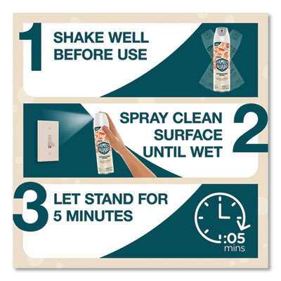 Disinfectant Spray, Citrus Scent, 17.5 oz Aerosol Spray, 8/Carton OrdermeInc OrdermeInc