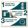 Disinfectant Spray, Fresh Scent, 17.5 oz Aerosol Spray, 8/Carton OrdermeInc OrdermeInc