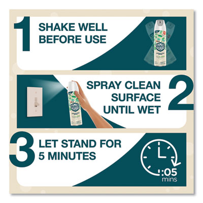 Disinfectant Spray, Fresh Scent, 17.5 oz Aerosol Spray, 8/Carton OrdermeInc OrdermeInc