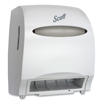 Scott® Essential Electronic Hard Roll Towel Dispenser, 12.7 x 9.57 x 15.76, White - OrdermeInc