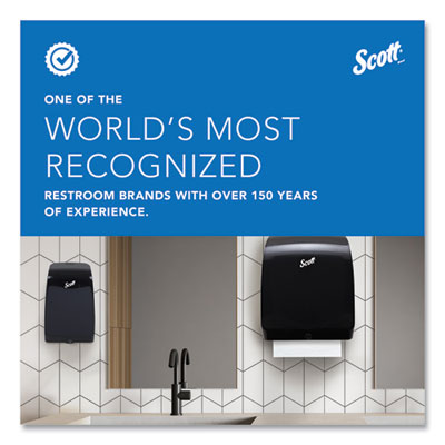 Scott® Essential Electronic Hard Roll Towel Dispenser, 12.7 x 9.57 x 15.76, White - OrdermeInc