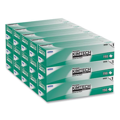 Kimtech™ Kimwipes Delicate Task Wipers, 1-Ply, 11.8 x 11.8, Unscented, White, 198/Box, 15 Boxes/Carton OrdermeInc OrdermeInc