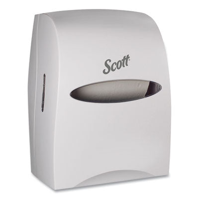 Scott® Essential Manual Hard Roll Towel Dispenser, 13.06 x 11 x 16.94, White - OrdermeInc
