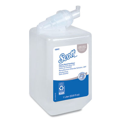 Scott® Essential Alcohol-Free Foam Hand Sanitizer, 1,000 mL Cassette, Unscented, 6/Carton OrdermeInc OrdermeInc