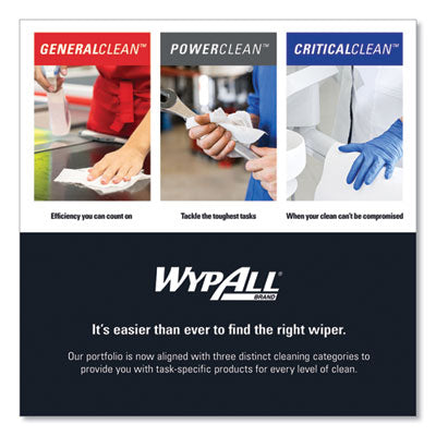 WypAll® Oil, Grease and Ink Cloths, Jumbo Roll, 9.8 x 12.2, Blue, 717/Roll OrdermeInc OrdermeInc