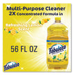 Multi-Use Cleaner, Refreshing Lemon Scent, 56 oz Bottle, 6/Carton OrdermeInc OrdermeInc