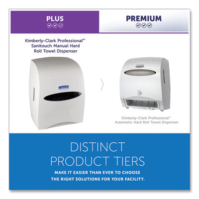 Kimberly-Clark Professional* Sanitouch Hard Roll Towel Dispenser, 12.63 x 10.2 x 16.13, White OrdermeInc OrdermeInc